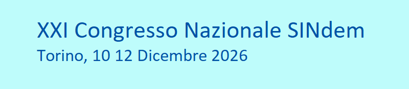 Locandina 21° Congresso Nazionale SINdem